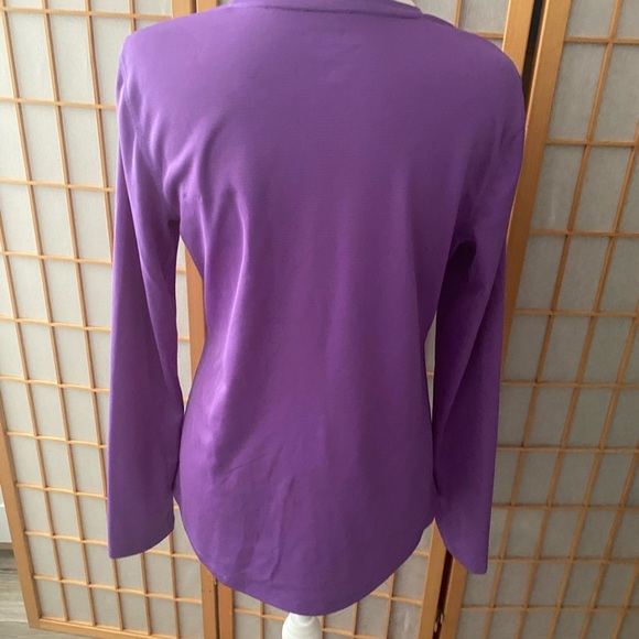 Womens Reel Legends Freeline Sz M Purple Long Sleeve Coverup Activewear Fishing - Picture 5 of 6
